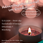 Adventsgottesdienst  im Dunkelcafé